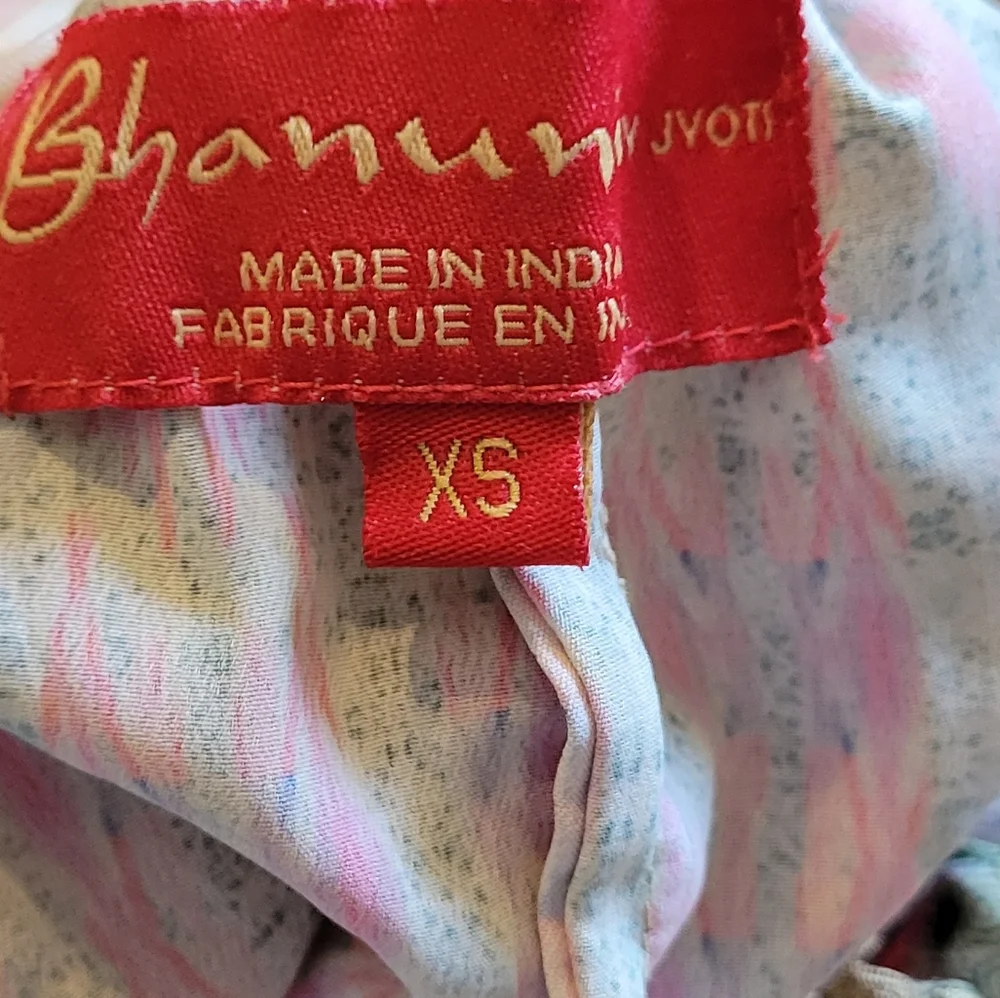 Bhanuni by Jyoti Anthropologie Villa Midi Top XS - Picture 4 of 4